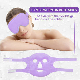 ZNÖCUETÖD face mask in use calming facial redness and providing even coverage