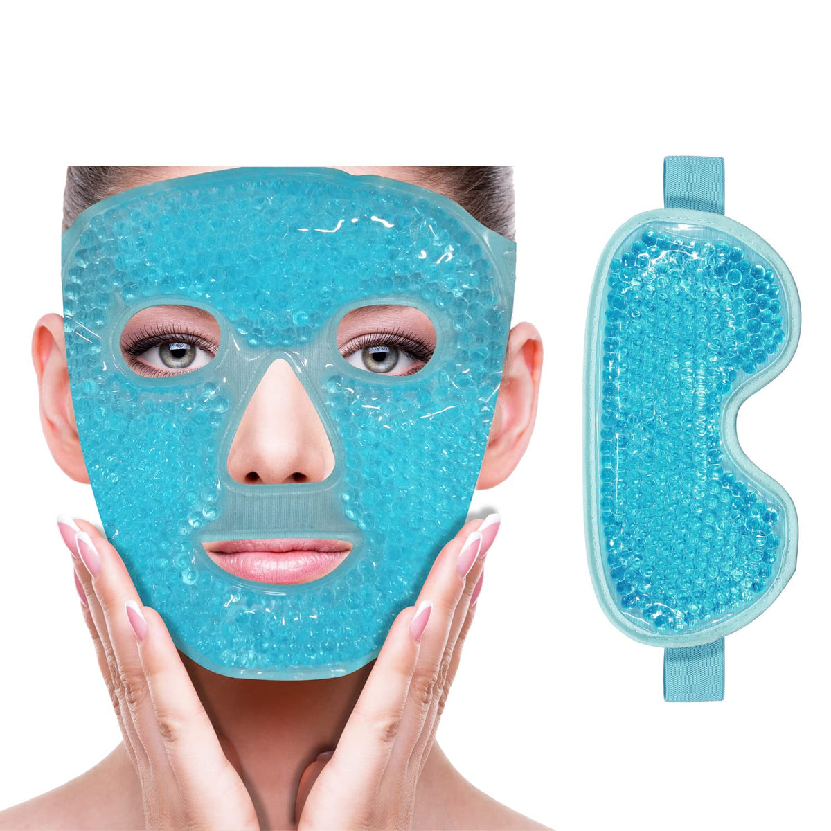 ZNÖCUETÖD front view of packaged mask showing product and benefits