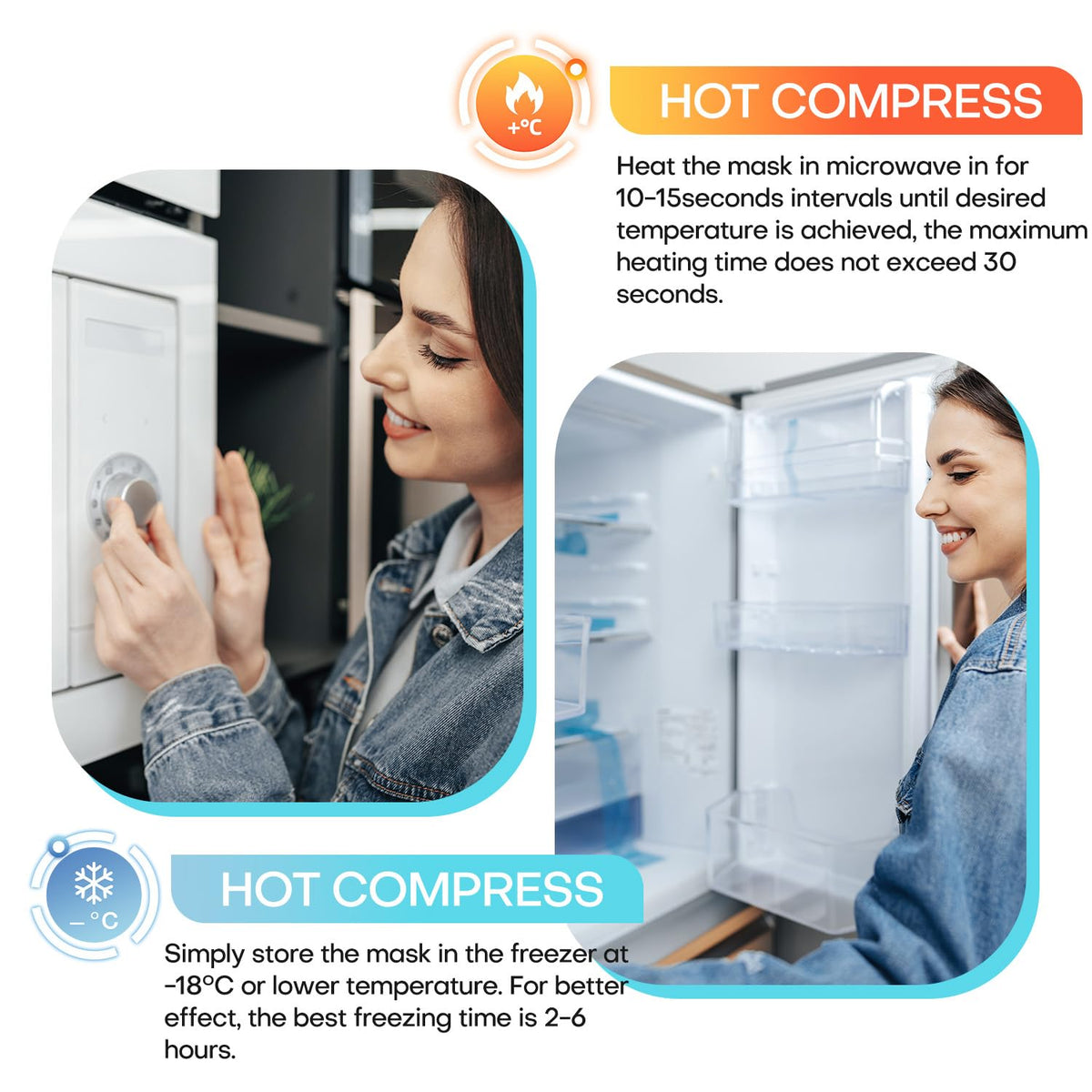 ZNÖCUETÖD storage bag and box keeping mask fresh and odor-free in freezer