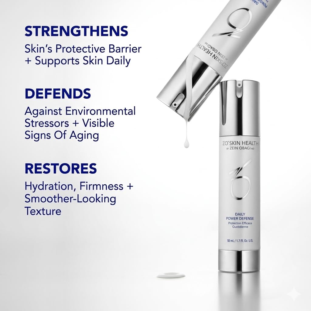 ZO SKIN HEALTH texture drop of serum on fingertip highlighting lightweight absorption