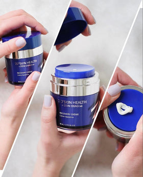 ZO Skin Health applying cream to hand for soothing hydration benefit