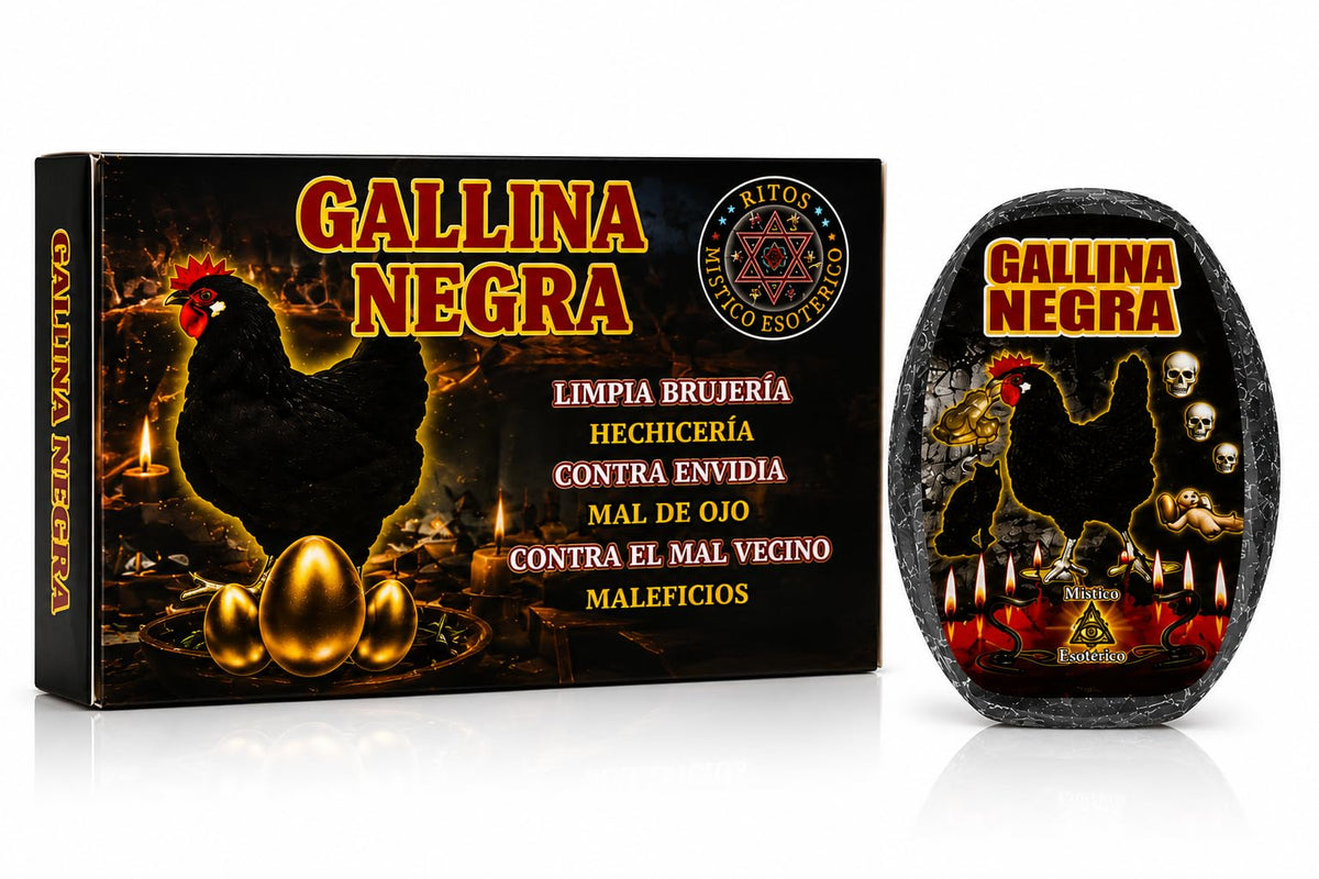 Zoeartcrafts front packaging showing Gallina Negra protection soap benefits