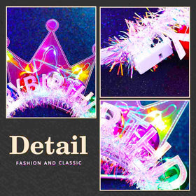Zoestar packaging and contents laid out benefit: ready-to-gift party accessory with clear components