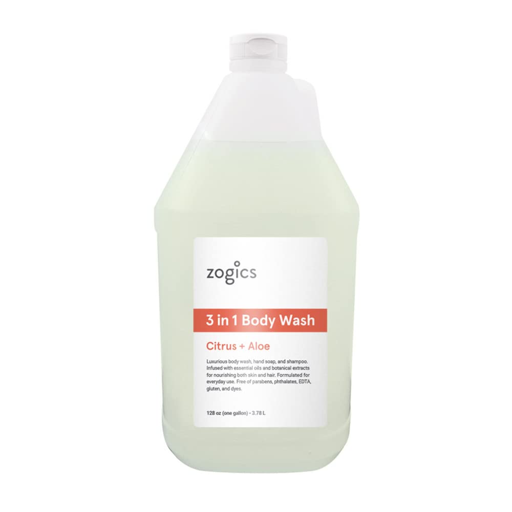 Zogics in gym shower setting illustrating durable refill use for facilities
