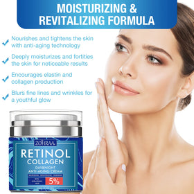 ZOHRAA applying cream to neck and décolleté demonstrating firming and hydration benefits