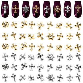 ZOKLU pack overview showing full 240-piece cross charms kit for variety