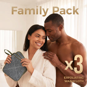 ZOMCHI towels staged for face and body use showing dual-function convenience