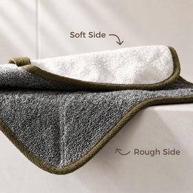 ZOMCHI reinforced stitched edge showing durable three-layer construction for longevity
