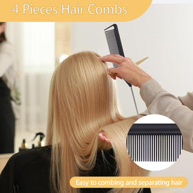 Zorliton hair clips and combs laid out demonstrating organized, ready-to-use tools