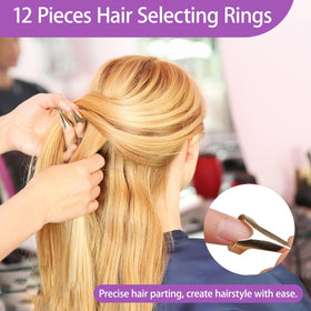 Zorliton neatly arranged sectioning clips illustrating secure hold benefit