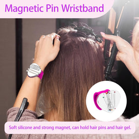 Zorliton magnetic wristband on hand keeping pins and clips within reach