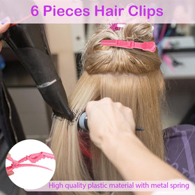 Zorliton sectioning clips holding hair securely to speed up styling