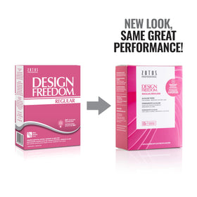 Zotos Design Freedom Regular neutralizer close-up highlighting grapefruit extract shine