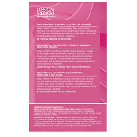 Zotos Design Freedom Regular in-salon application demonstrating controlled curl results