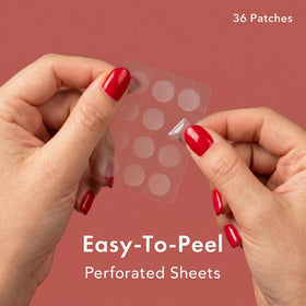 ZOVIRA patch in a nighttime bathroom scene for discreet overnight care