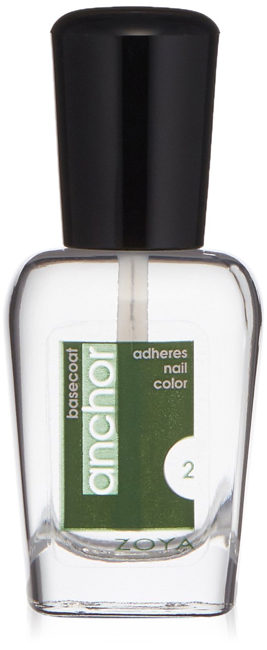 ZOYA Anchor front bottle showing clear base for long-wear polish