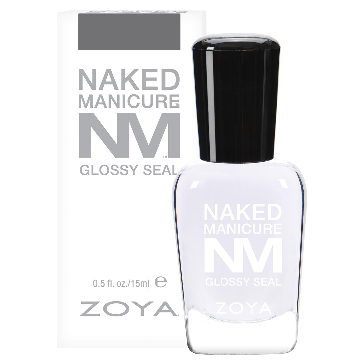 ZOYA glossy seal application on nails demonstrating high-shine finish and chip protection