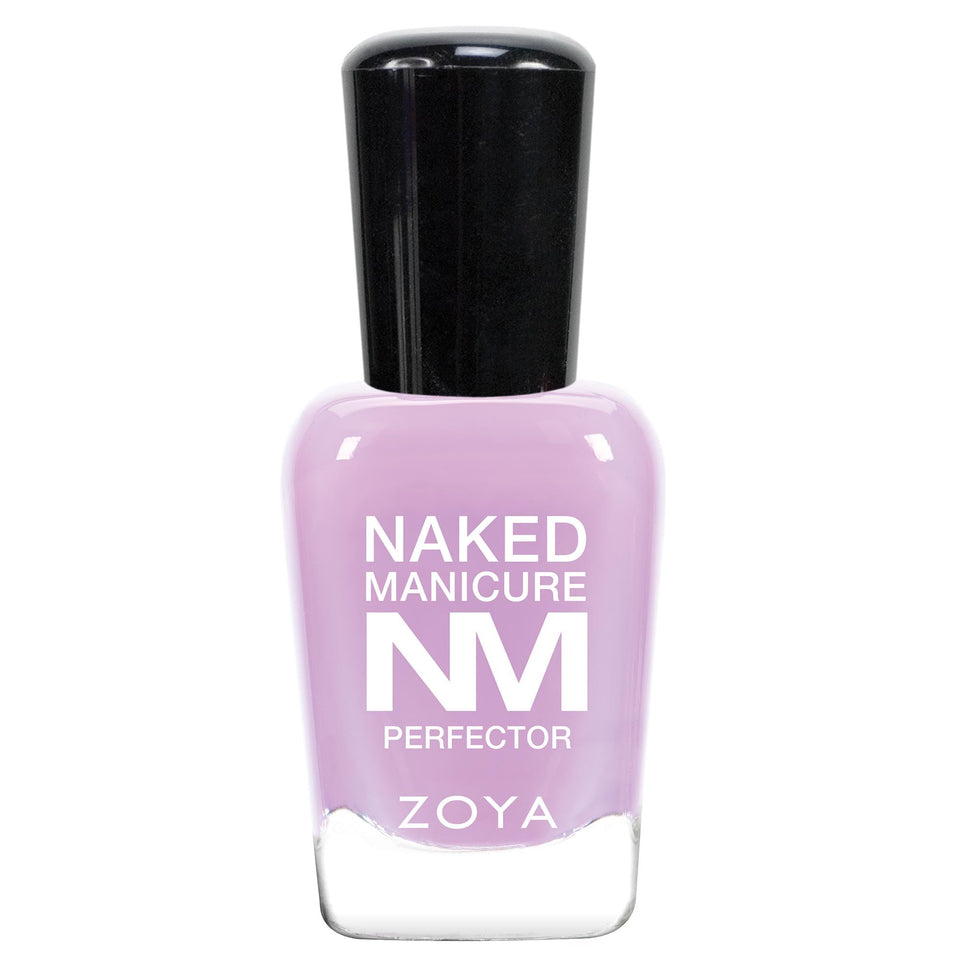 ZOYA bottle front packaging showing lavender perfector and neat brush for clean application
