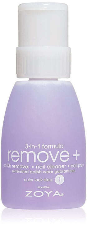 ZOYA bottle front label showing product name and size for quick identification