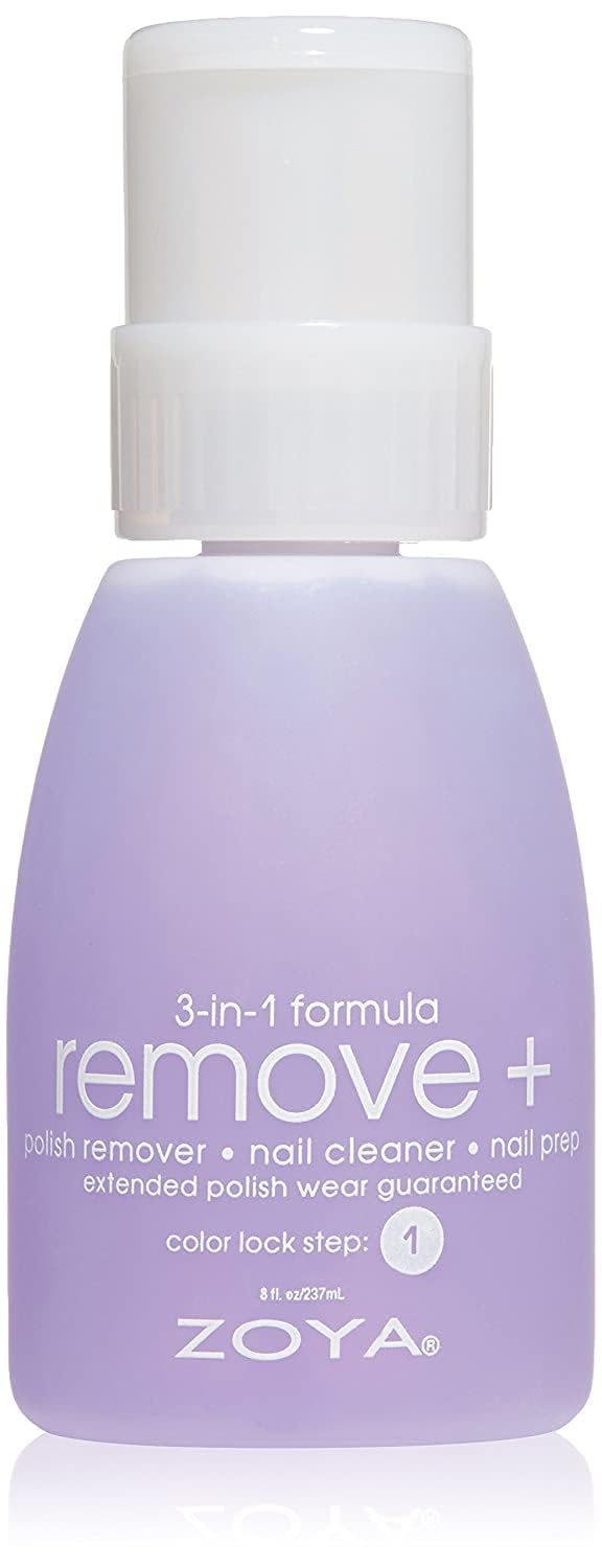 ZOYA bottle front label showing product name and size for quick identification