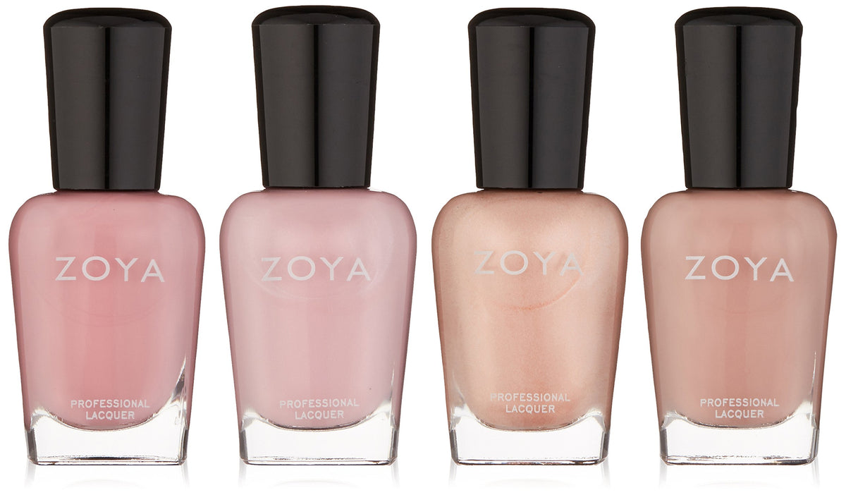 ZOYA black window box showing holiday quad and neat gift presentation