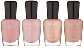 ZOYA black window box showing holiday quad and neat gift presentation