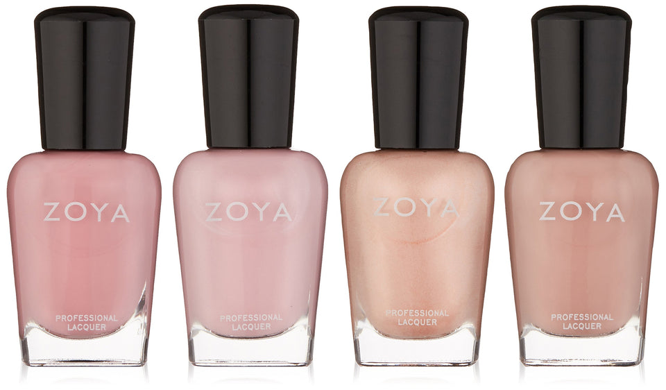 ZOYA black window box showing holiday quad and neat gift presentation