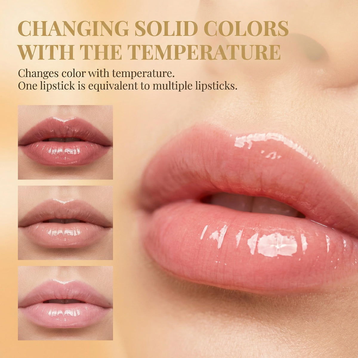 ZOYYE applied on mature lips illustrating natural rosy tint and plumping hydration