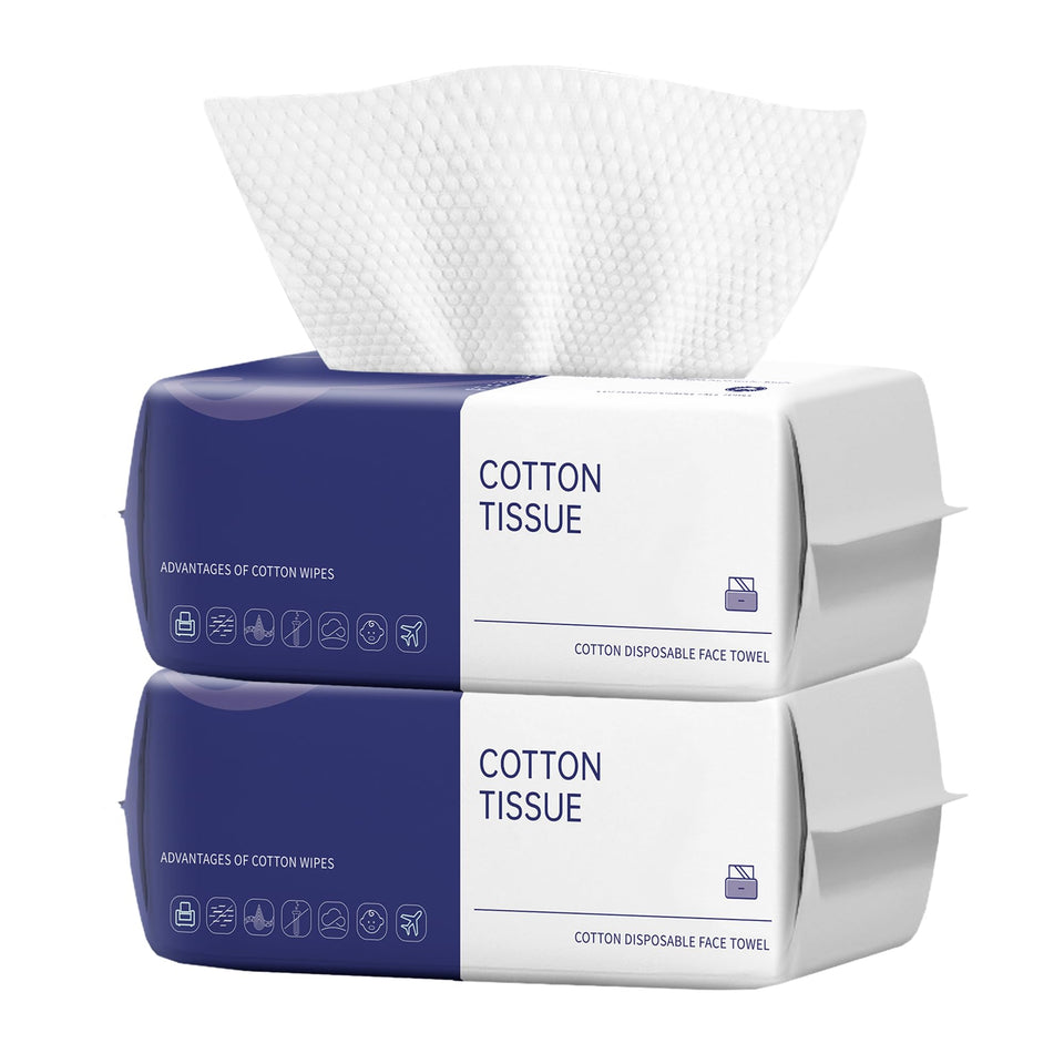 ZPCO front packaging showing 100-count disposable face towels and benefits