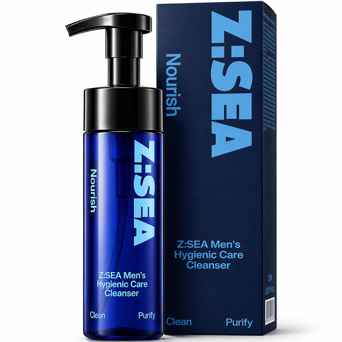 Z:SEA front packaging showing bottle and label for quick identification and benefit
