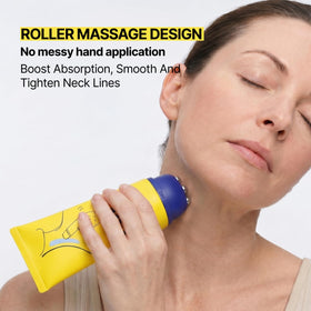 Z:SEA roller detail close-up highlighting massage applicator for improved absorption