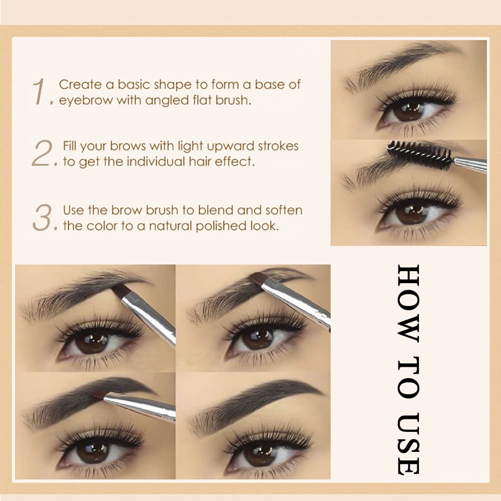 ZSSEMEI application on model demonstrating defined, natural-looking brows