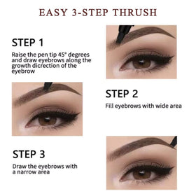ZSSEMEI before and after brows illustrating fuller natural-looking results