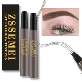 ZSSEMEI front packaging showing two eyebrow pens and product benefits