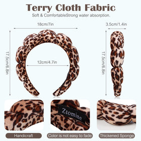 Ztomine black headband worn on model demonstrating secure comfortable fit