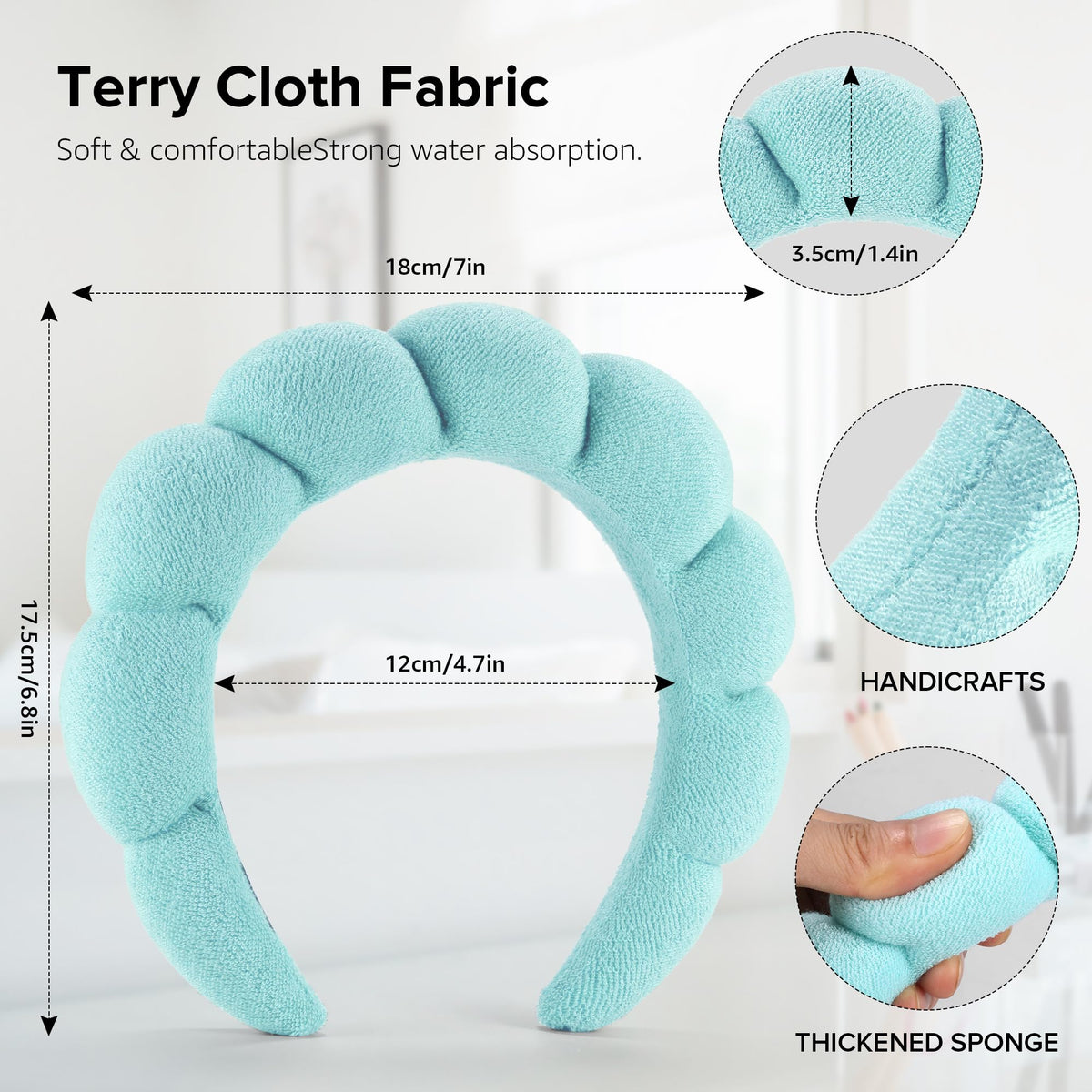 Ztomine knot and core detail highlighting sturdy plastic core and shape retention