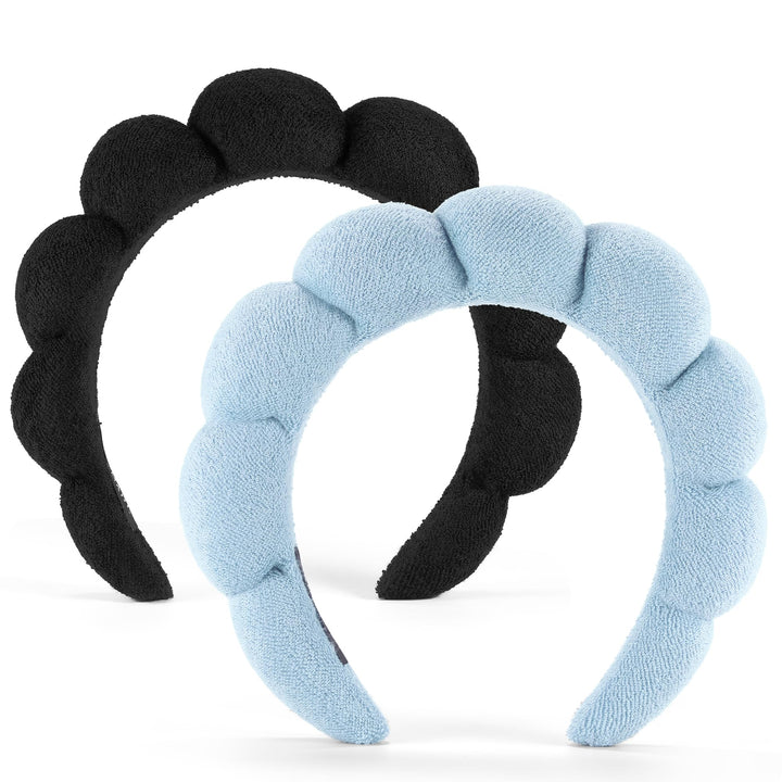 Ztomine headband front view showing secure fit and absorbency