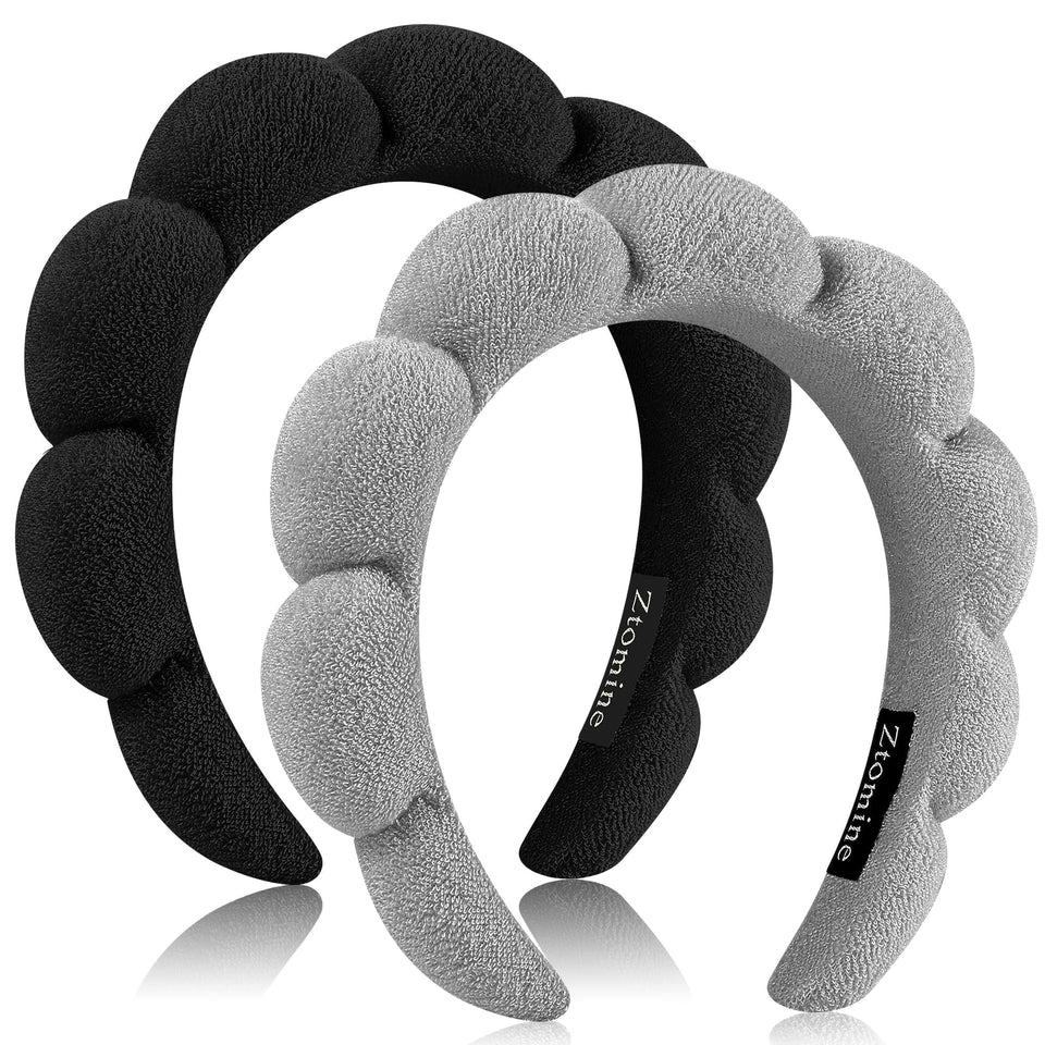 Ztomine front view packaging showing two headbands and spa appeal