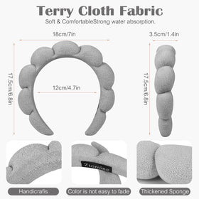 Ztomine side profile of scrunch knot design offering secure fit