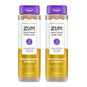 Zum bottle front packaging showing product and scent benefits