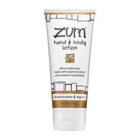 Zum Indigo Wild front label showing product and scent benefits