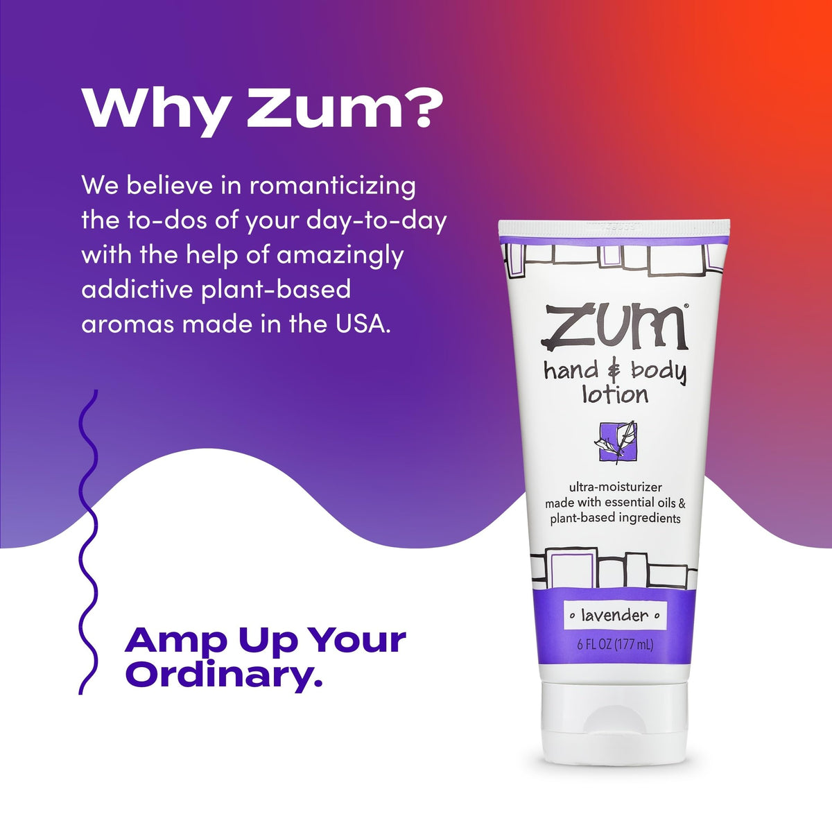 Key natural ingredients beside Zum bottle highlighting clarity