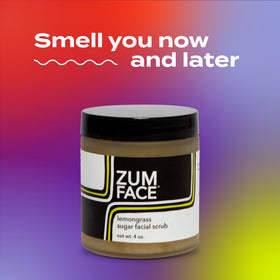 Zum scrub being applied to fingers demonstrating easy, nourishing use