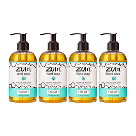 Zum sea salt front packaging showing 12 oz bottle and scent