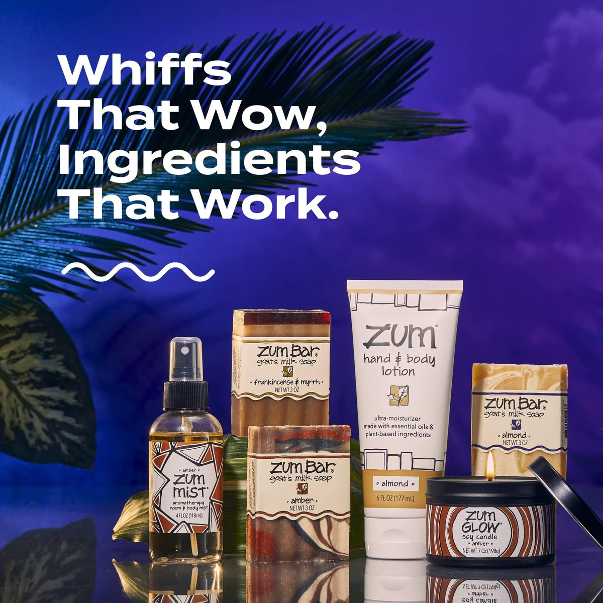 Zum bottle staged in bathroom lifestyle illustrating daily-routine and fresh-scent benefit