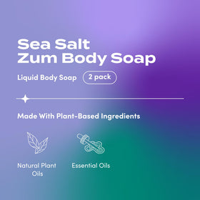 Zum liquid soap pump dispensing foam demonstrating easy use and quick lather benefit