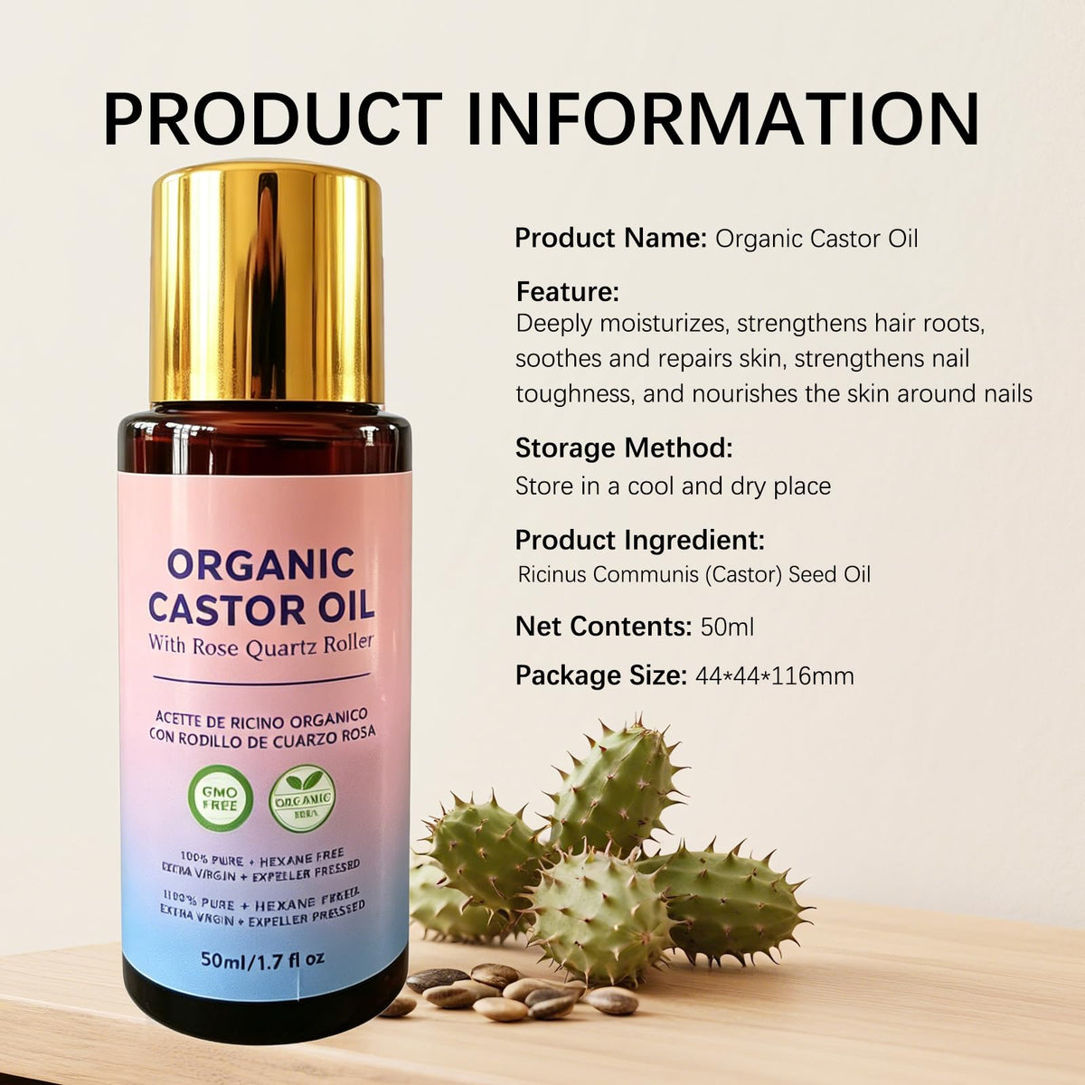 ZXZTSM rose quartz roller close-up highlighting smooth stone and calming massage effect