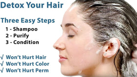 Zydot application in shower demonstrating easy same-day routine benefit