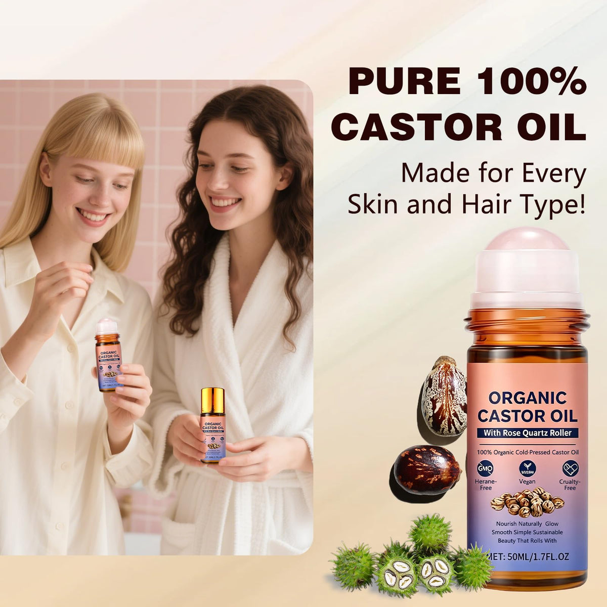 Zynomi application on face demonstration for targeted hydration and gentle massage