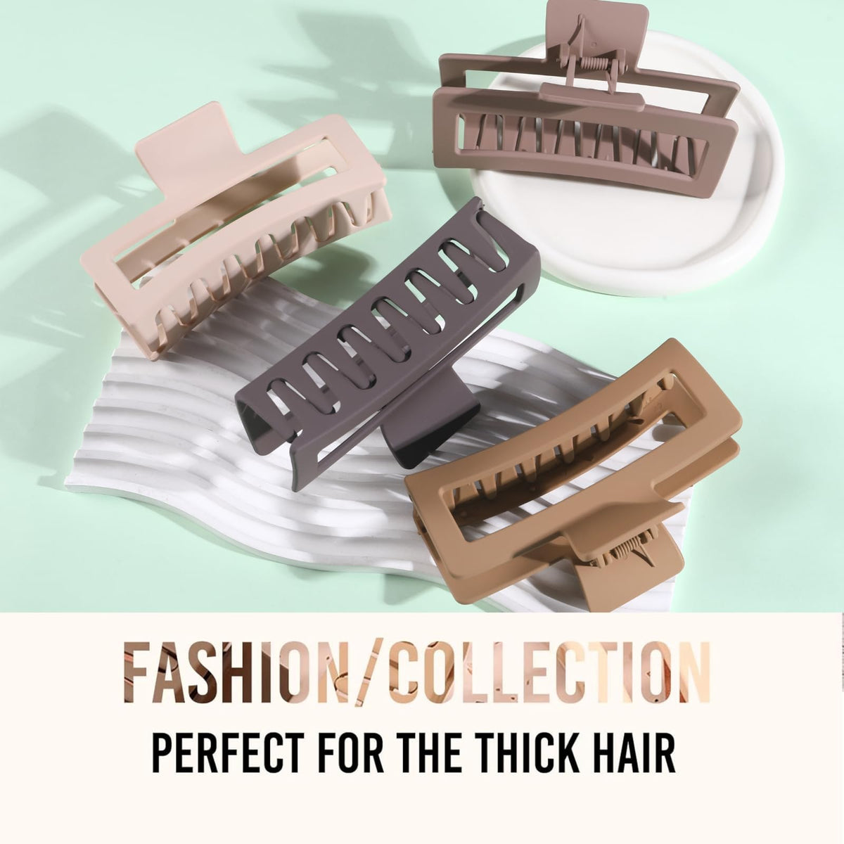 ZYTJ four clips in gift box showing brown tones and ready-to-gift convenience